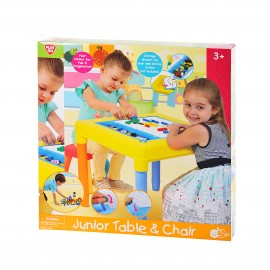 Playgotoys ของเล่นเสริมพัฒนาการ ชุดโต๊ะและเก้าอี้เด็ก (ไม่มีบริค)(2710)