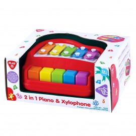 Playgotoys ของเล่นเสริมพัฒนาการ 2 in 1 เปียโนและไซโลโฟน(13373)