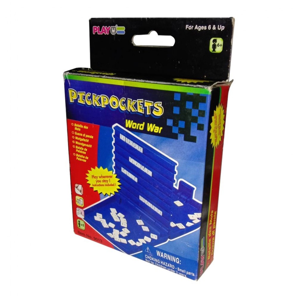 เพลย์โกทอยส์ ชุดเกมส์เสริมทักษะ เซ็ตปริศนาอักษรไขว้ ของเล่นเสริมพัฒนาการ (PG-9013)